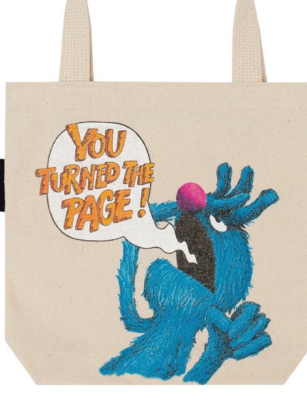 Monster at the End of the Book Canvas Tote - NEW - Grover